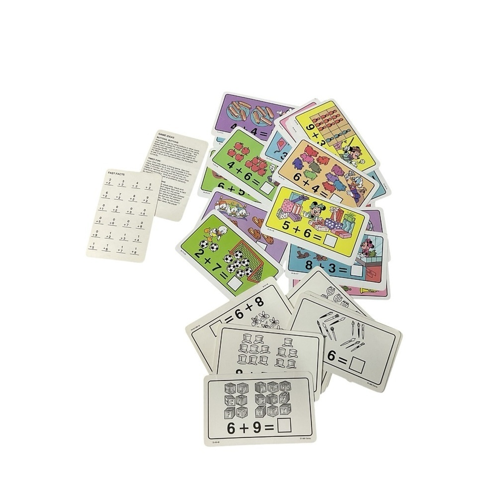 Disney Mickey Mouse Math Flash Cards Addition Subtraction Set